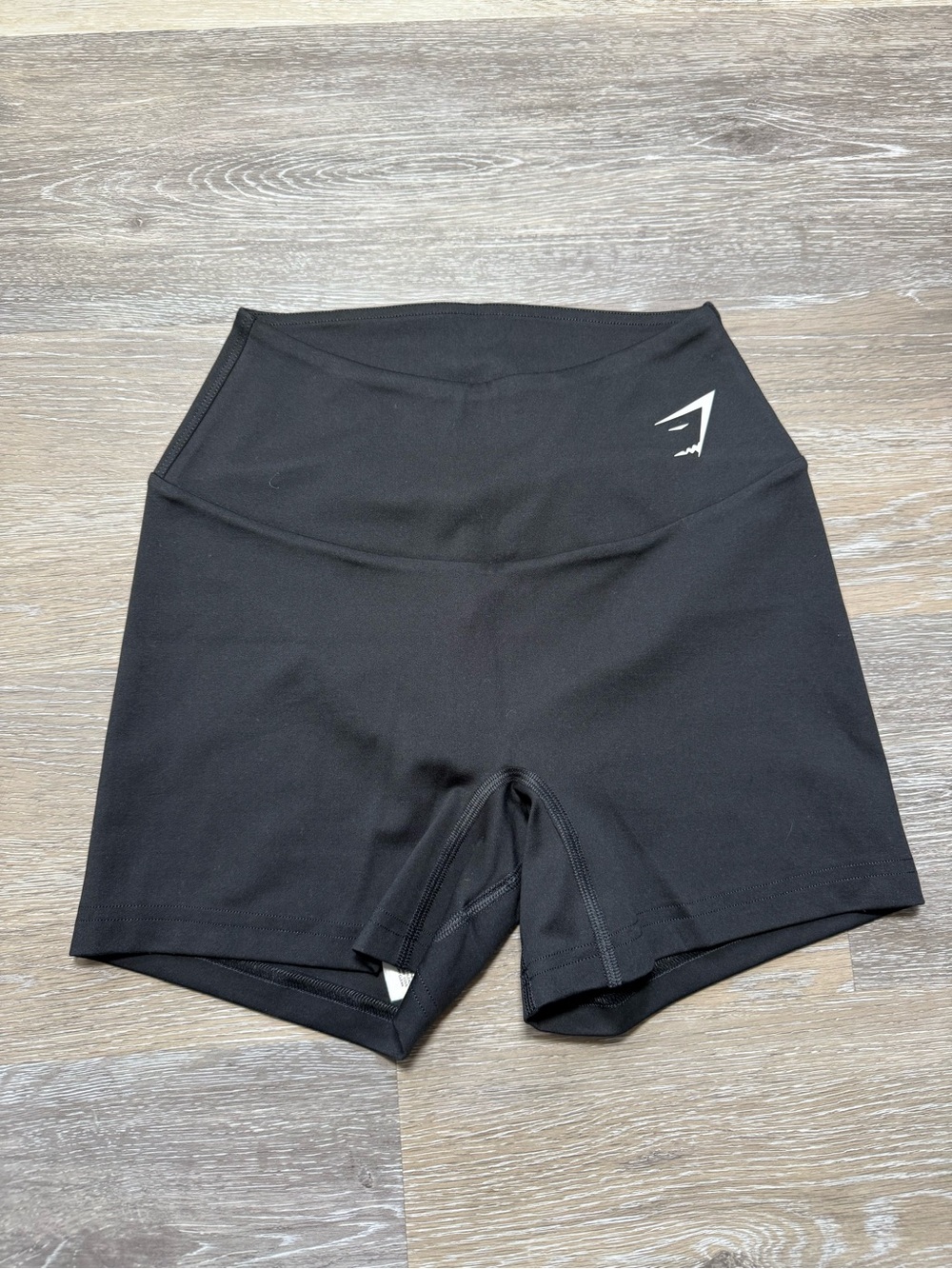 Gymshark Black High-Rise Bike Shorts